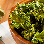 Homemade Organic Green Kale Chips